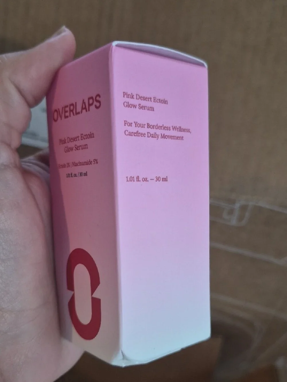 OVERLAPS Pink Desert Ectoin Glow Serum - Nwt